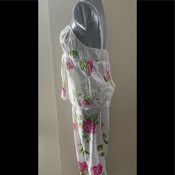 La Senza 2pc Cotton Cami & Cropped Pants Pj Set Size Small - Picture 3 of 16